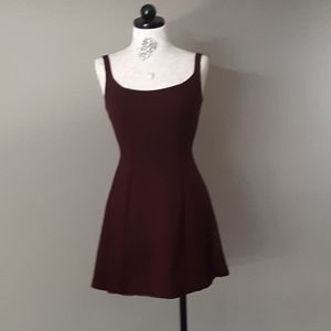 Burgundy dress xs sleevesless